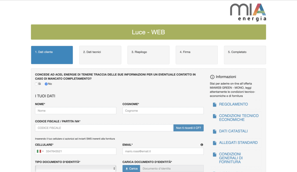 Modulo WEB SELF